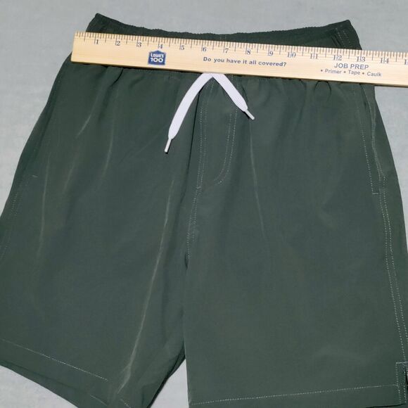 Bear Bottom Shorts Men’s Size Small 7" Swim Hybrid Zip‎ Pocket Green NWOT - Picture 9 of 13